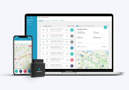 Fahrtenbuch-App von Vimcar